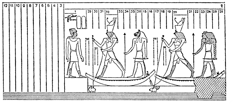 Act I, scene 3: 'Seth is Caught Fast by Six Harpoons'